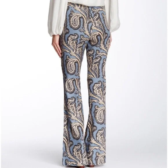 New: Free People + Dolls Kill Paisley Pants. Size Medium - Picture 10 of 16